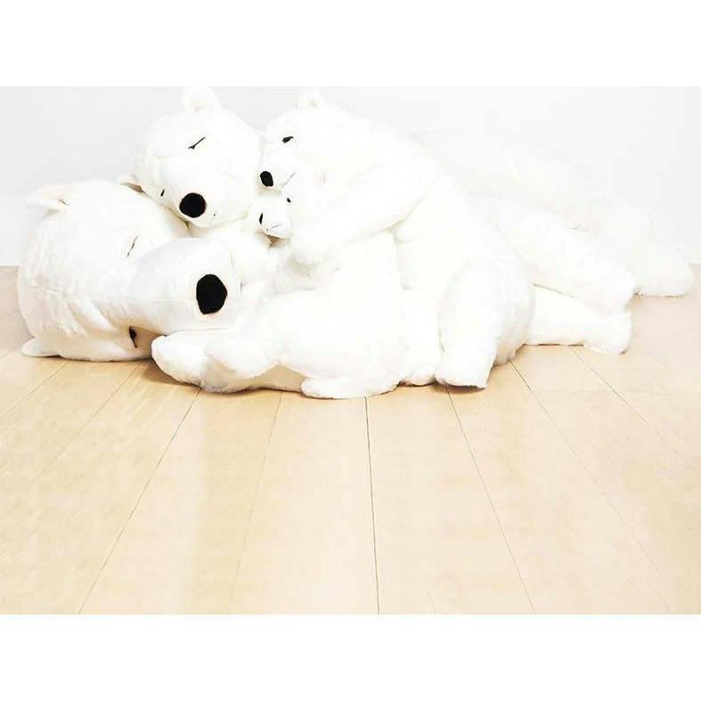 LA PELUCHERIE My Sleeping Lucien Bear - White