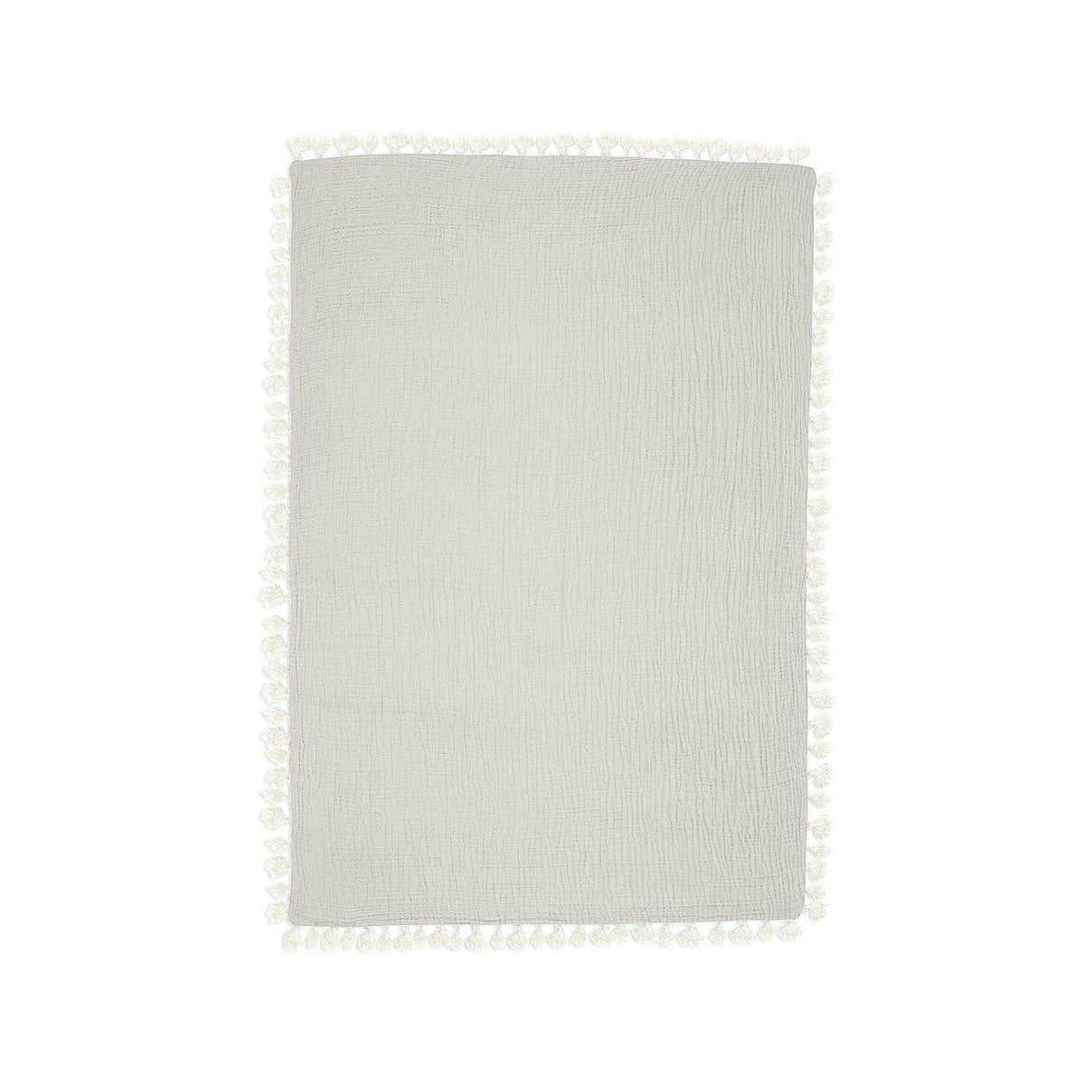 6-Layer Cotton Muslin Baby Blanket (Moonstone Grey)