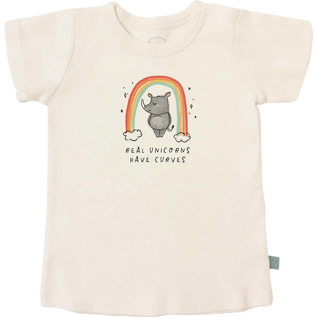 graphic tee | unicorn curves