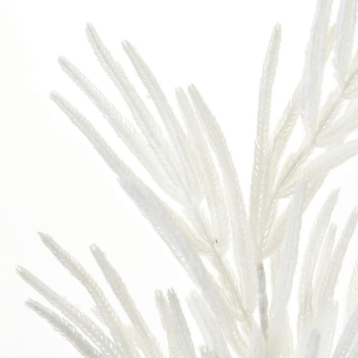 Real Touch Flocked White Norfolk Pine Branch Christmas Spray - 37"