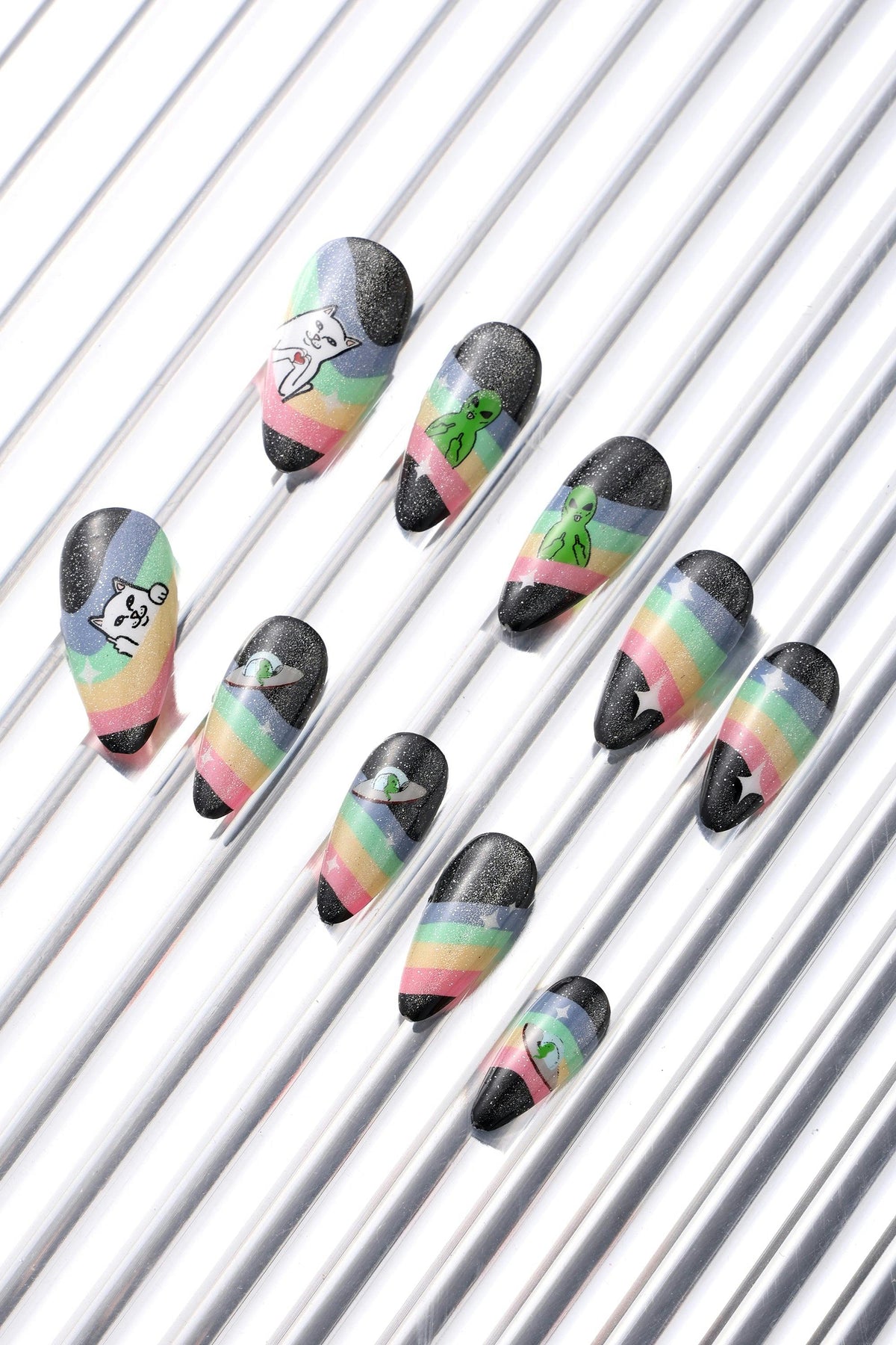 SPACED OUT - Ripndip Press-on Nails