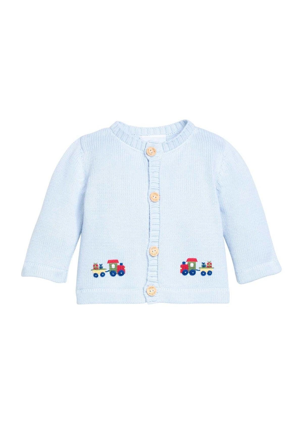 Crochet Cardigan - Holiday Train