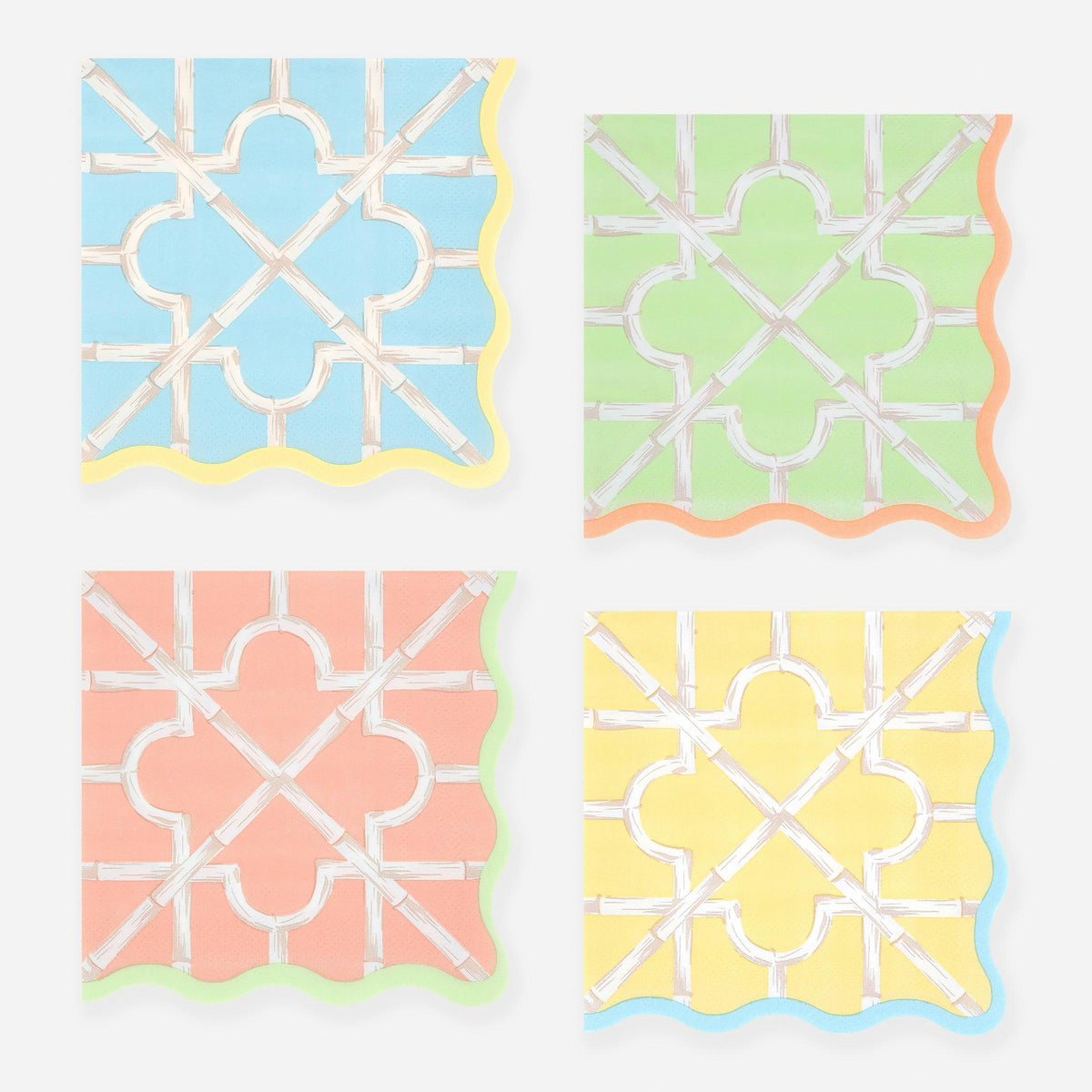 Bamboo Pattern Small Napkins