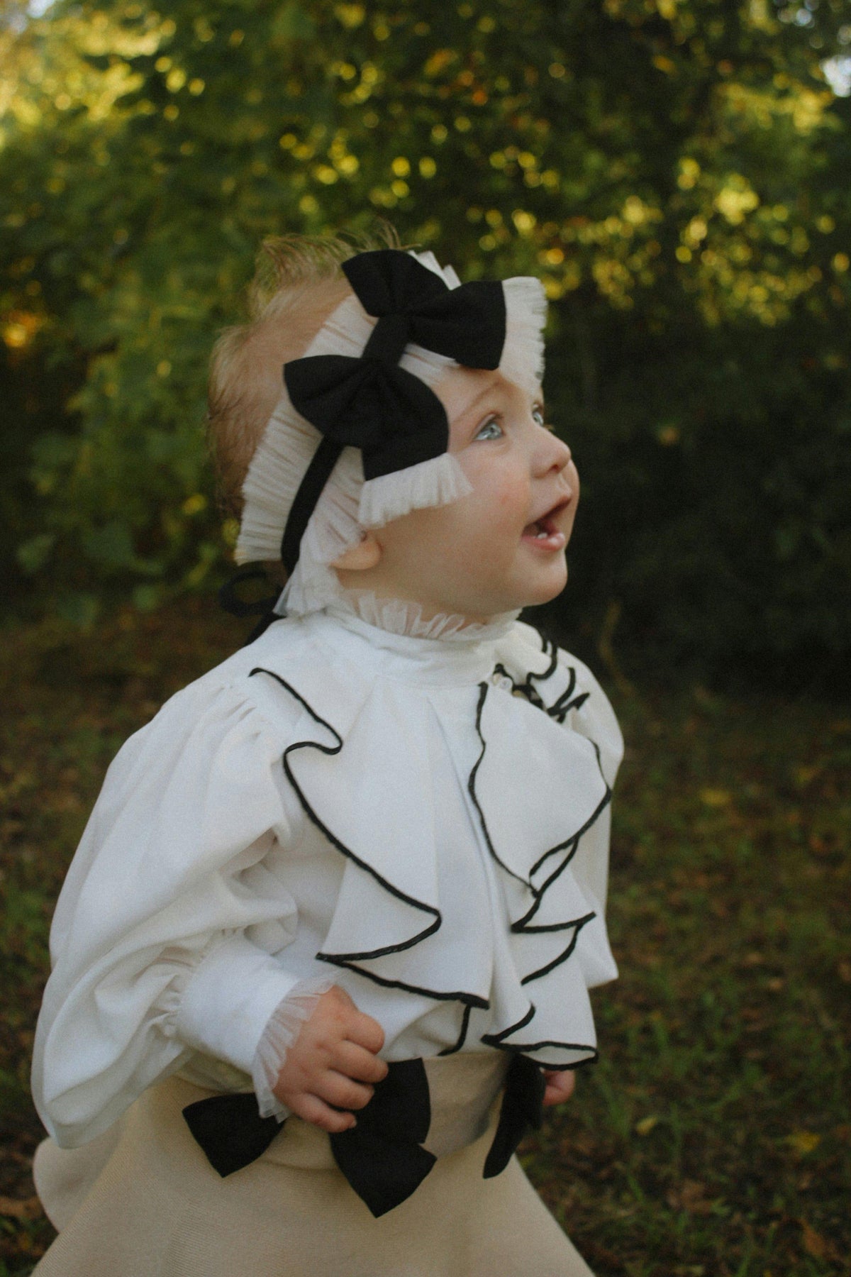 Coco-Caramel Tulle Hair Sash