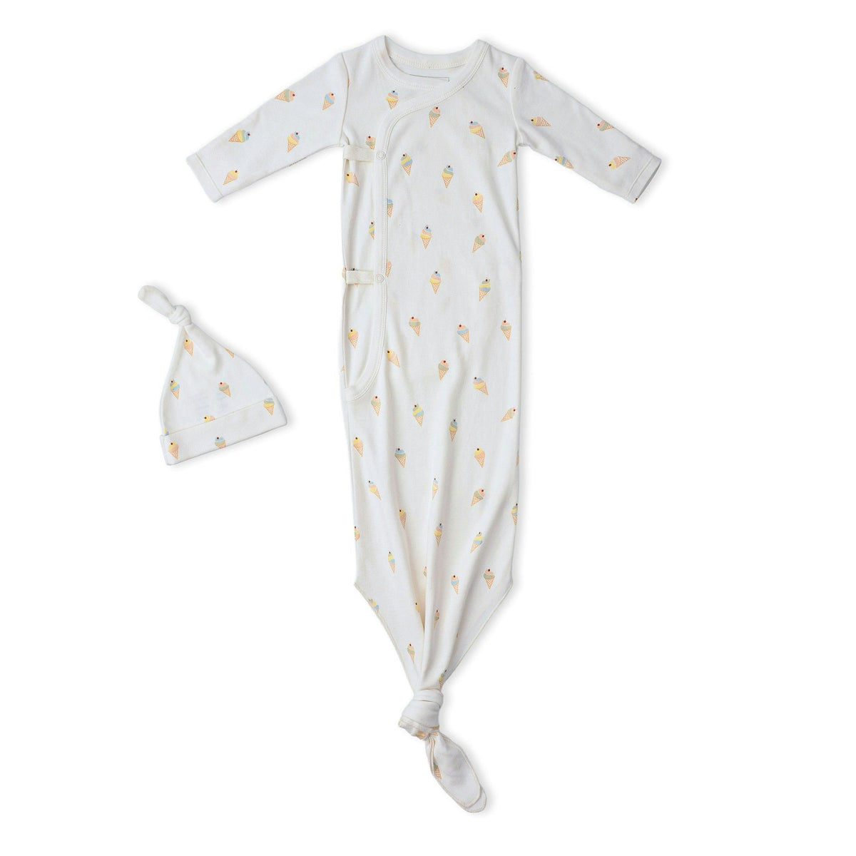 Organic Kimono Knotted Sleep Gown