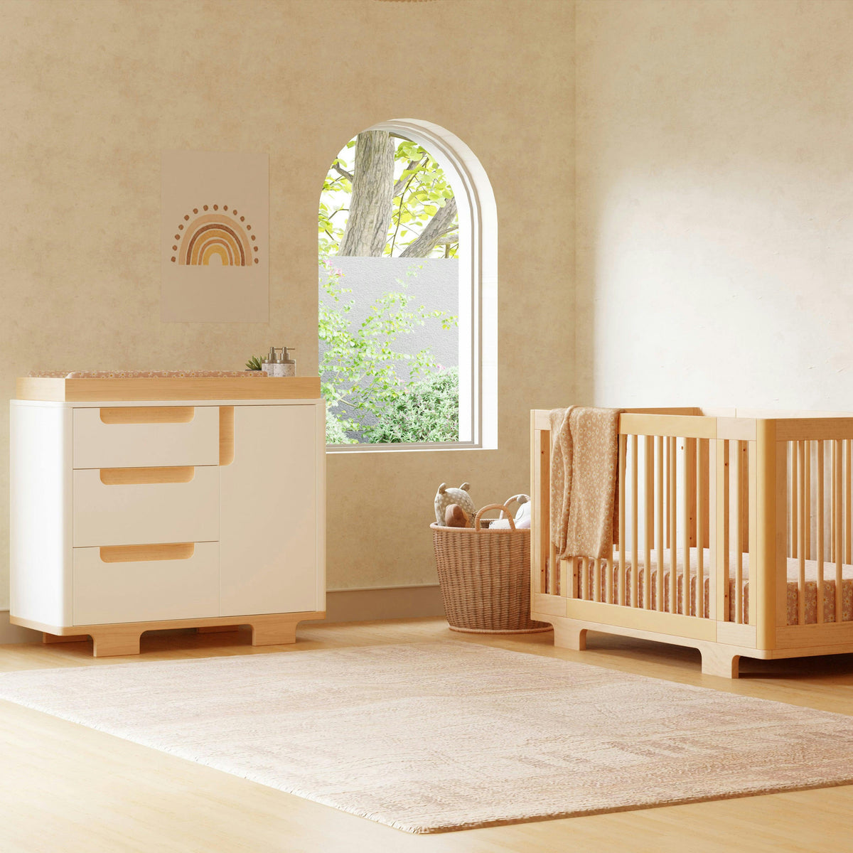 Babyletto Yuzu 3-Drawer Compact Changer Dresser with Removable Changing Tray (41")