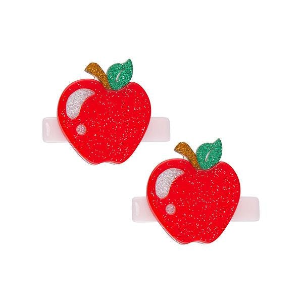 Apple Hair Clips