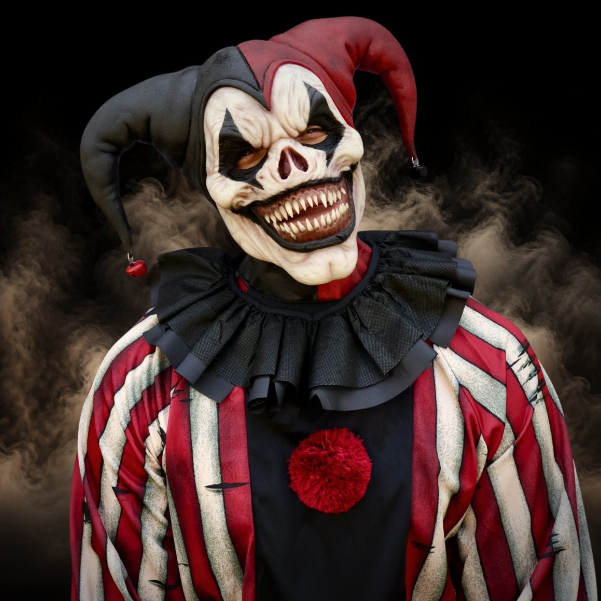 Evil Jester Clown Mask