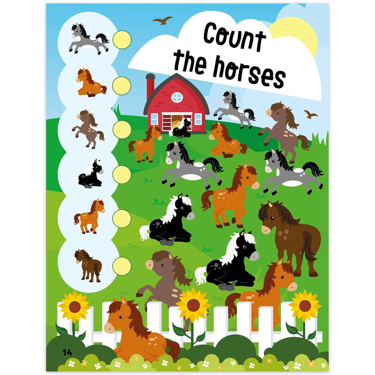 Scratch & Glitter Activity Book: Horses