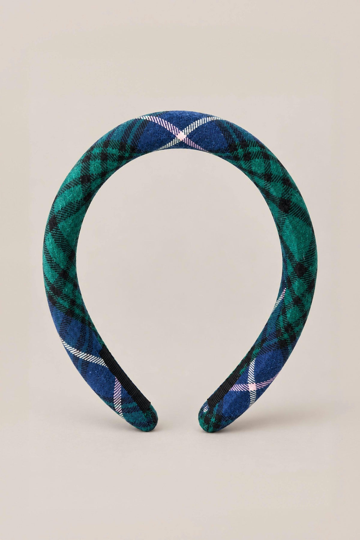 Hair Bows in Emerald Plaid