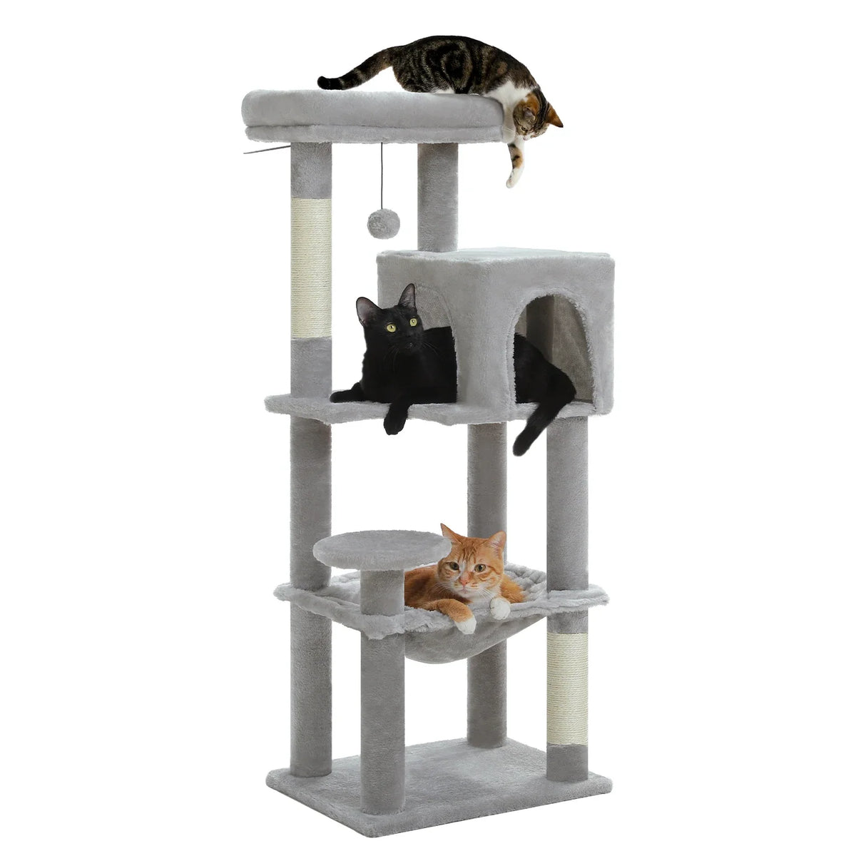 Multi-Level Cat Tree Tower with Scratching Posts, Condo