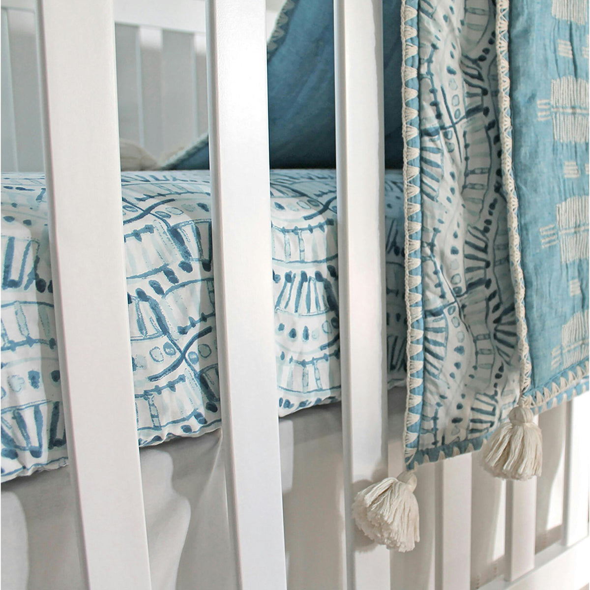 Crib Sheet (Indigo)