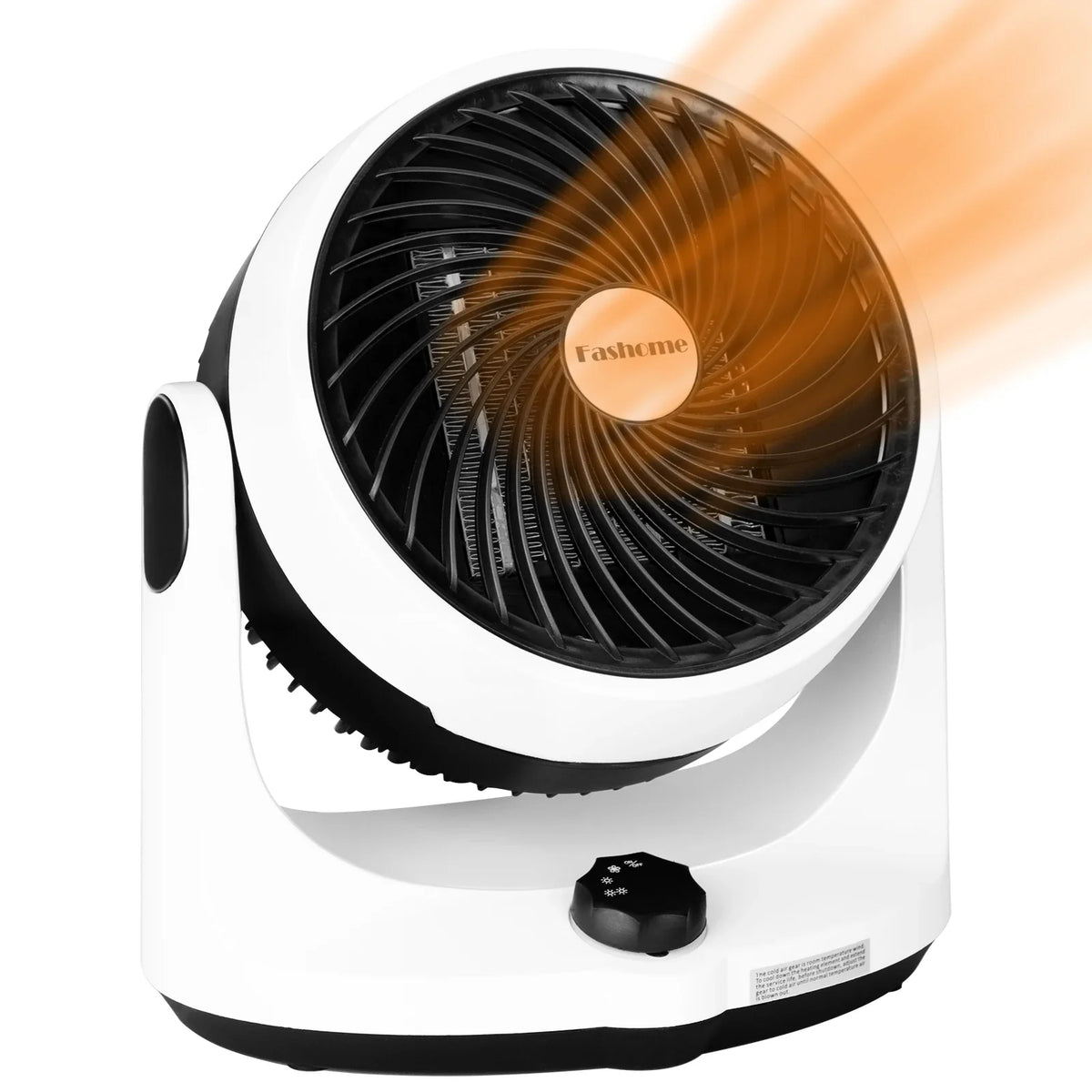 1500W Electric Space Heater, Circulation Fan, PTC Ceramic Heating, Overheat Protection for Indoor Rooms and Covered Patios