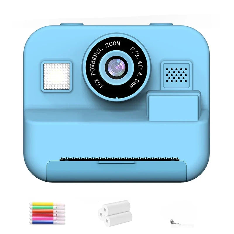 Kids Instant Print Camera with 32GB Memory Card