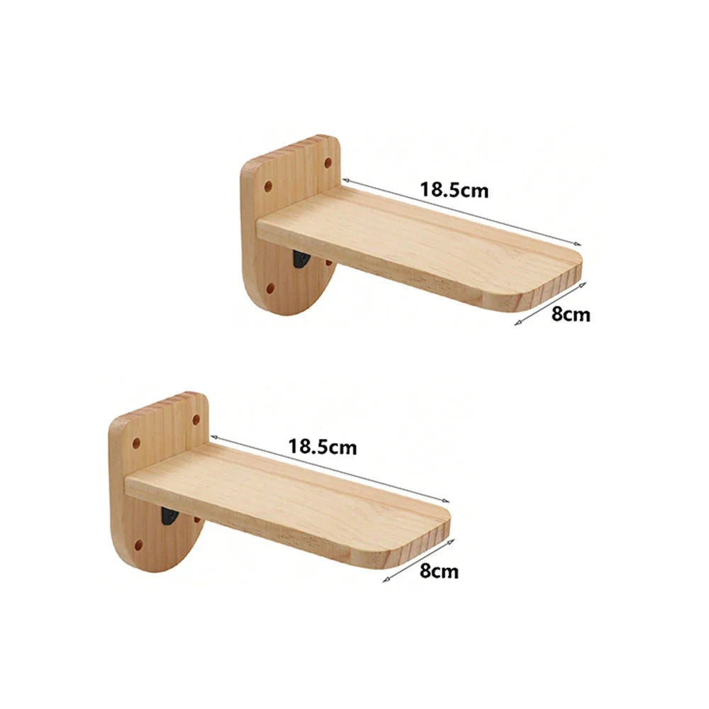Cat Wall Climbing Shelf Steps Ladder Scratching Post Scratcher