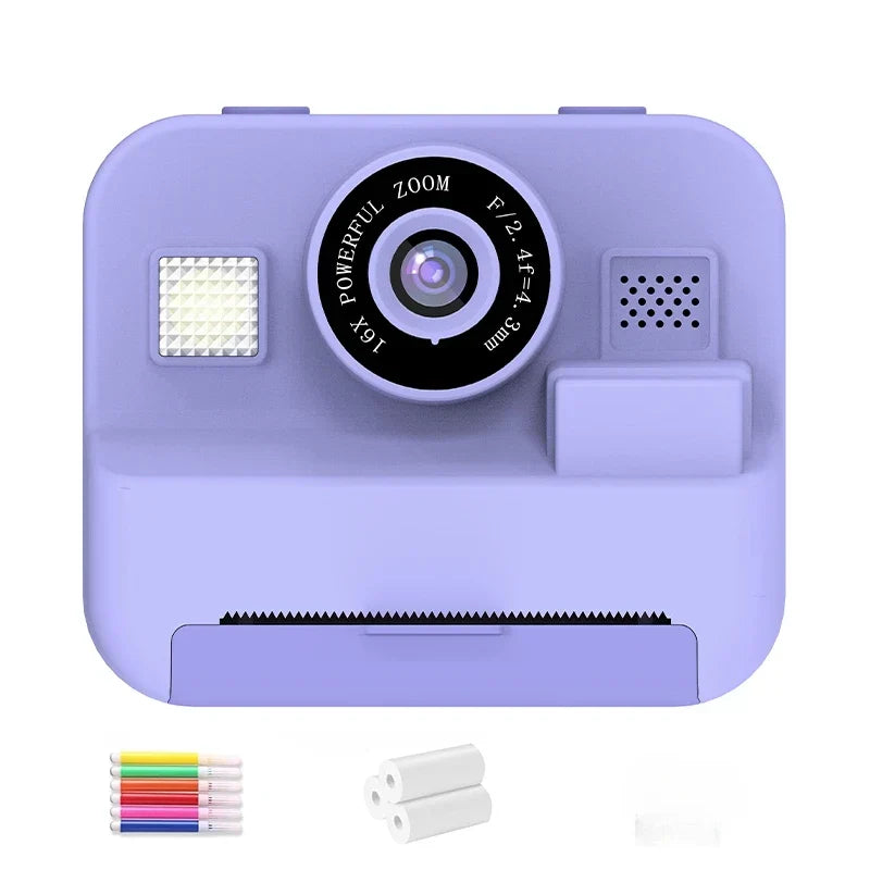Kids Instant Print Camera with 32GB Memory Card