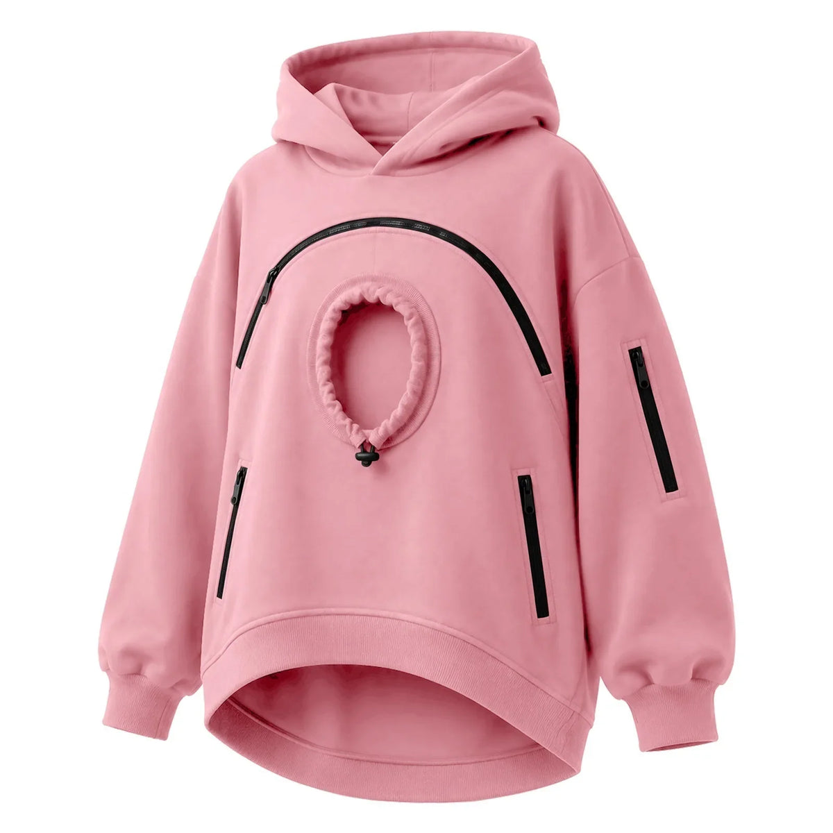 Cuddle Pouch Hoodie – Cat & Small Dog Carrier Sweatshirt
