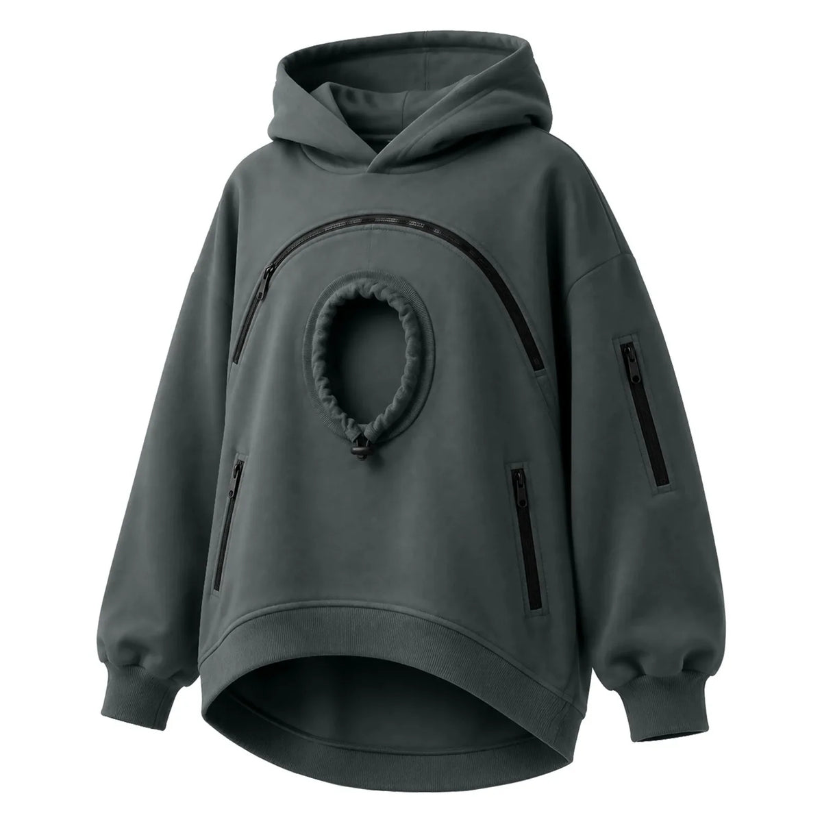 Cuddle Pouch Hoodie – Cat & Small Dog Carrier Sweatshirt