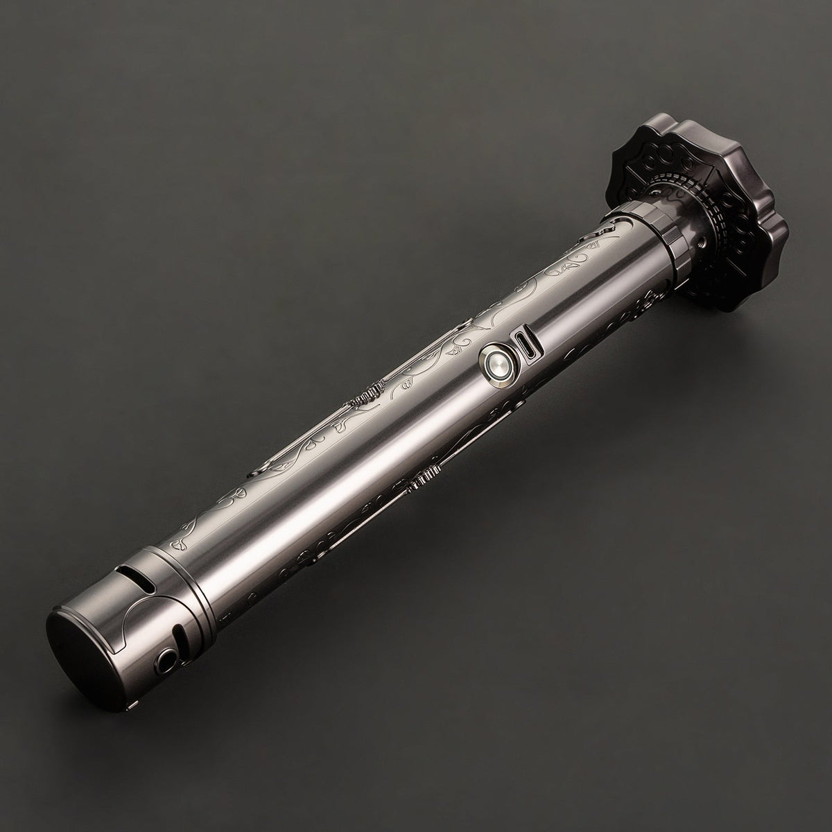 The Engraved Blossom Sentinel Custom Red Lightsaber