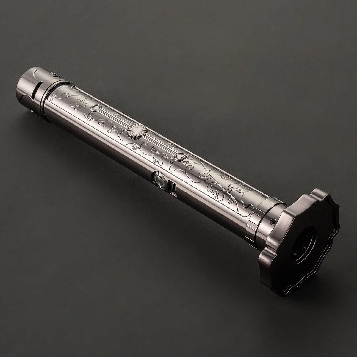 The Engraved Blossom Sentinel Custom Red Lightsaber