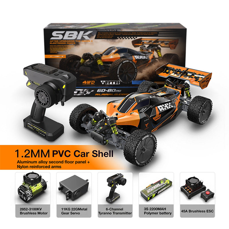 1/10 Professional-Grade Racing Brushless 4WD Carbon Fiber RC Model Car – LLNSBK10