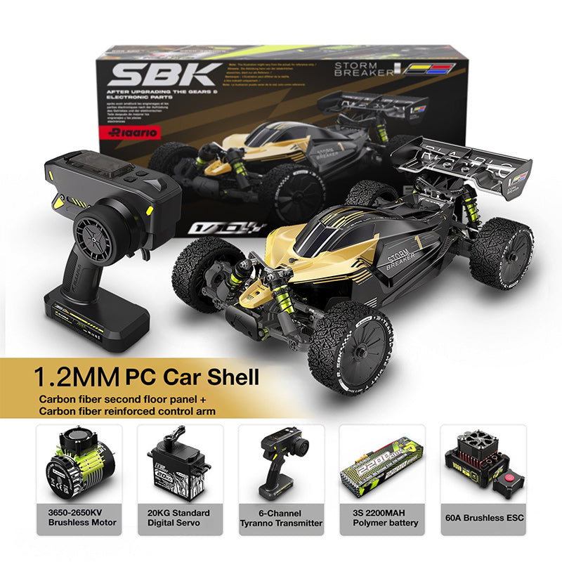 1/10 Professional-Grade Racing Brushless 4WD Carbon Fiber RC Model Car – LLNSBK10
