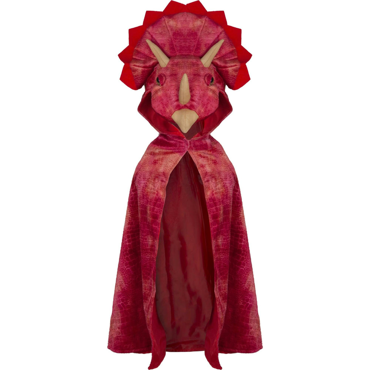 Triceratops Hooded Cape Size 4-5