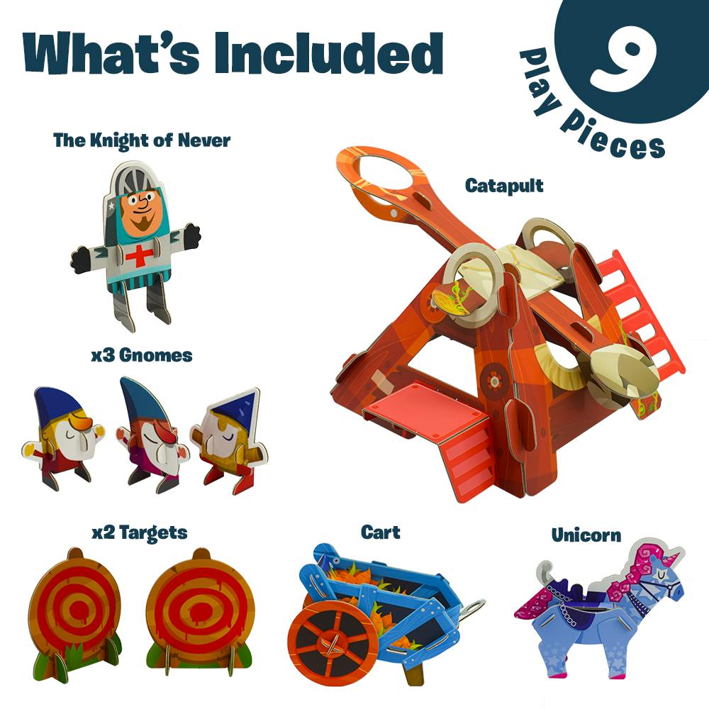 Playper Catapult Launcher Curious Kingdom Playset