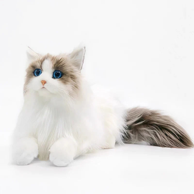 Lifelike Plush Cat Doll