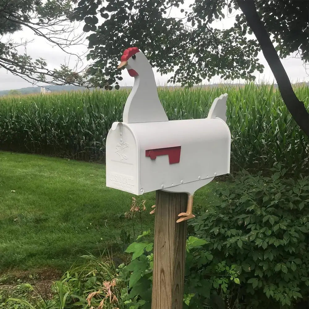 Metal Mailbox, Unique Decorative Mailbox for Garden Decor, Handmade Garden Sculpture, Animal Yard Art for Outdoor