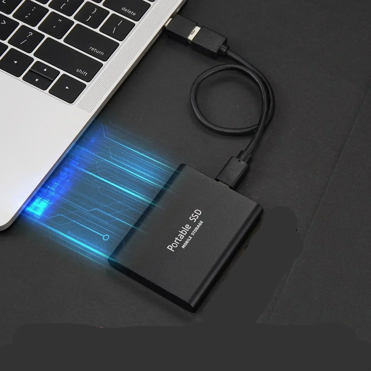 Slim External File Storage Drive