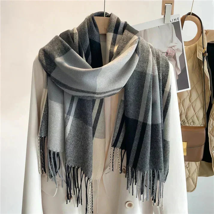 Luxury Cashmere Scarf – Elegant Warm Soft & Unisex Winter