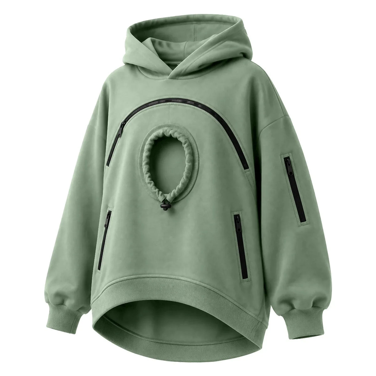 Cuddle Pouch Hoodie – Cat & Small Dog Carrier Sweatshirt