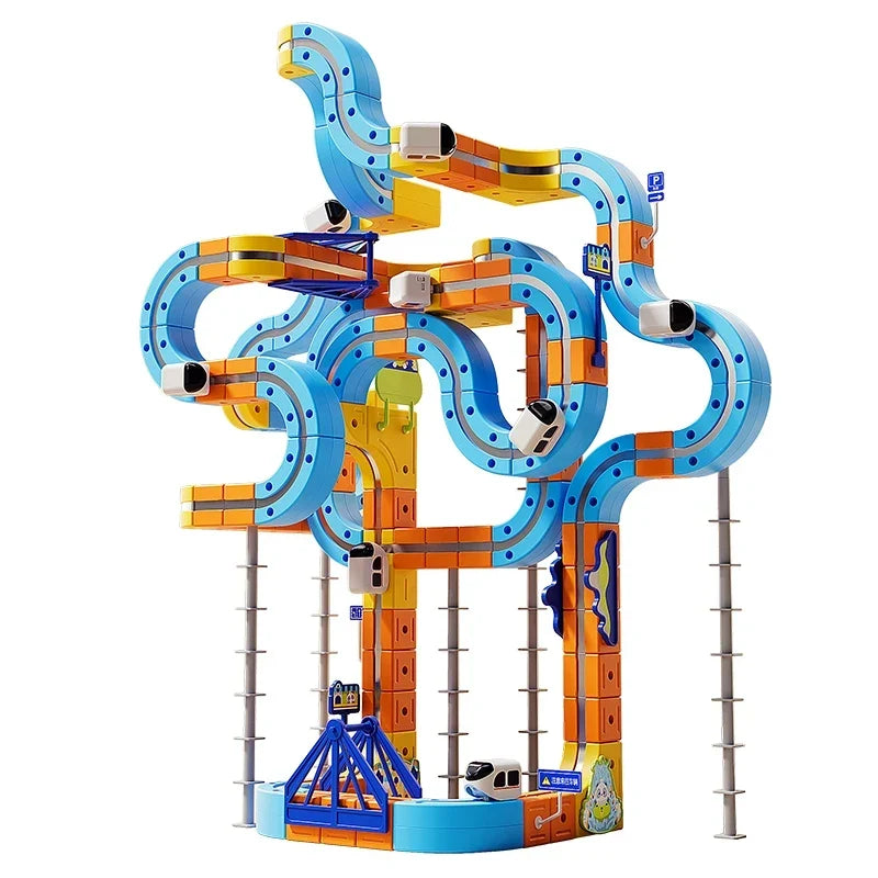 Magnetic Monorail Train Building Set