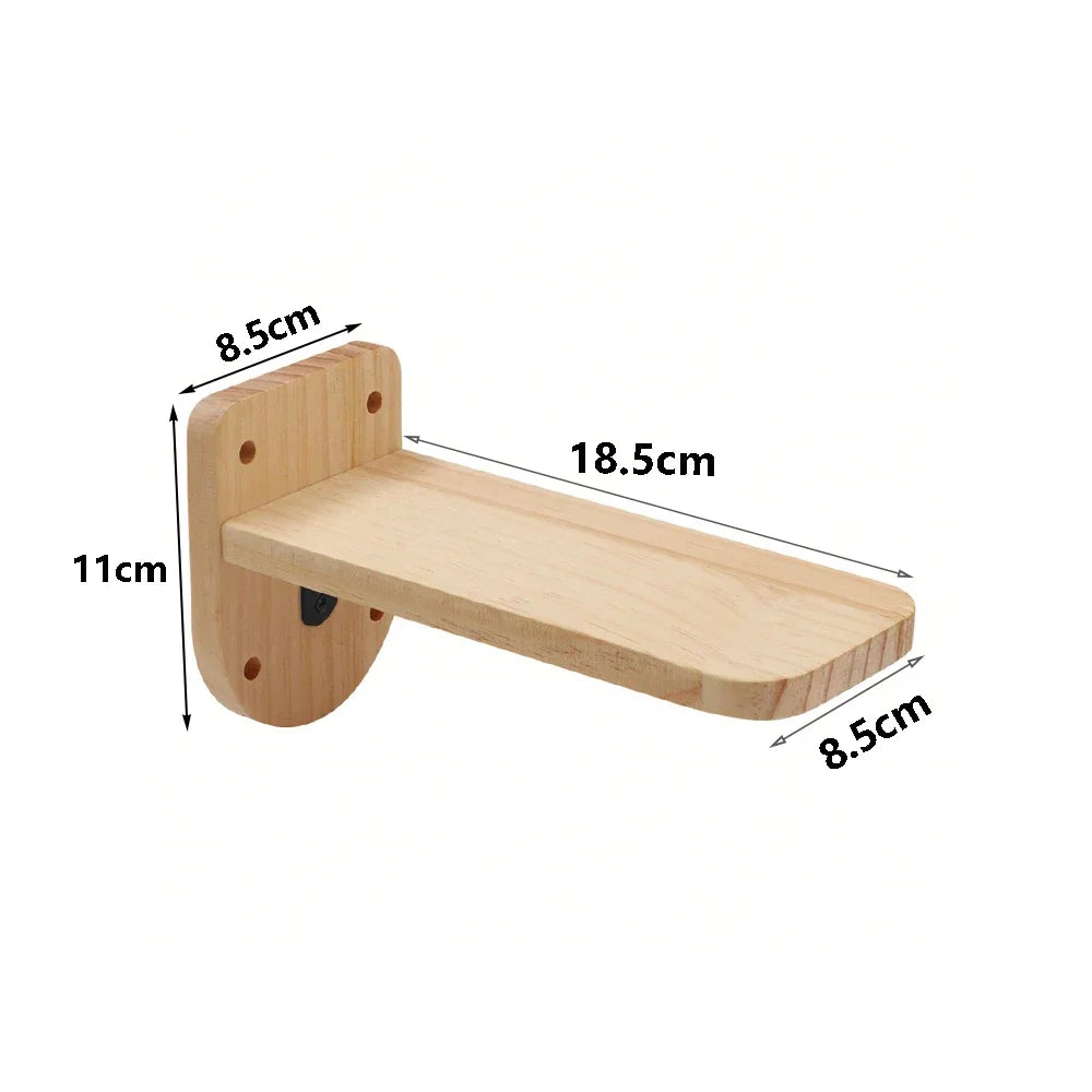 Cat Wall Climbing Shelf Steps Ladder Scratching Post Scratcher