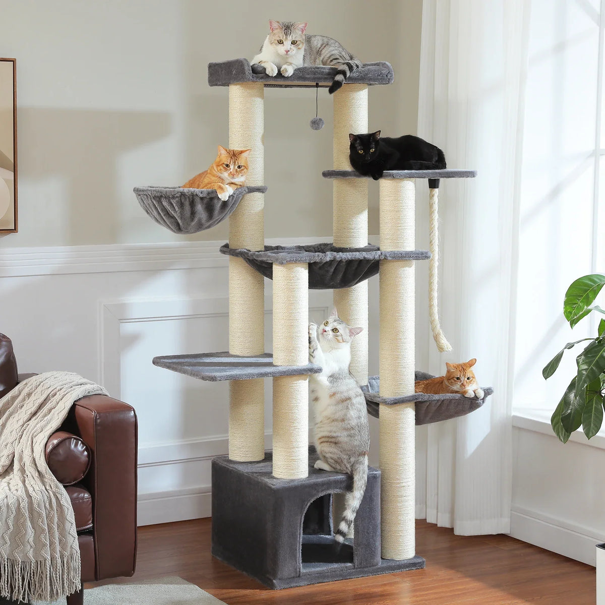 Large Cat Tree for Big Cats Robust Cat Tower