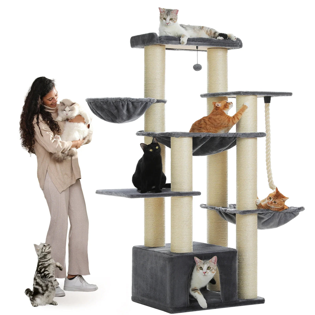 Large Cat Tree for Big Cats Robust Cat Tower