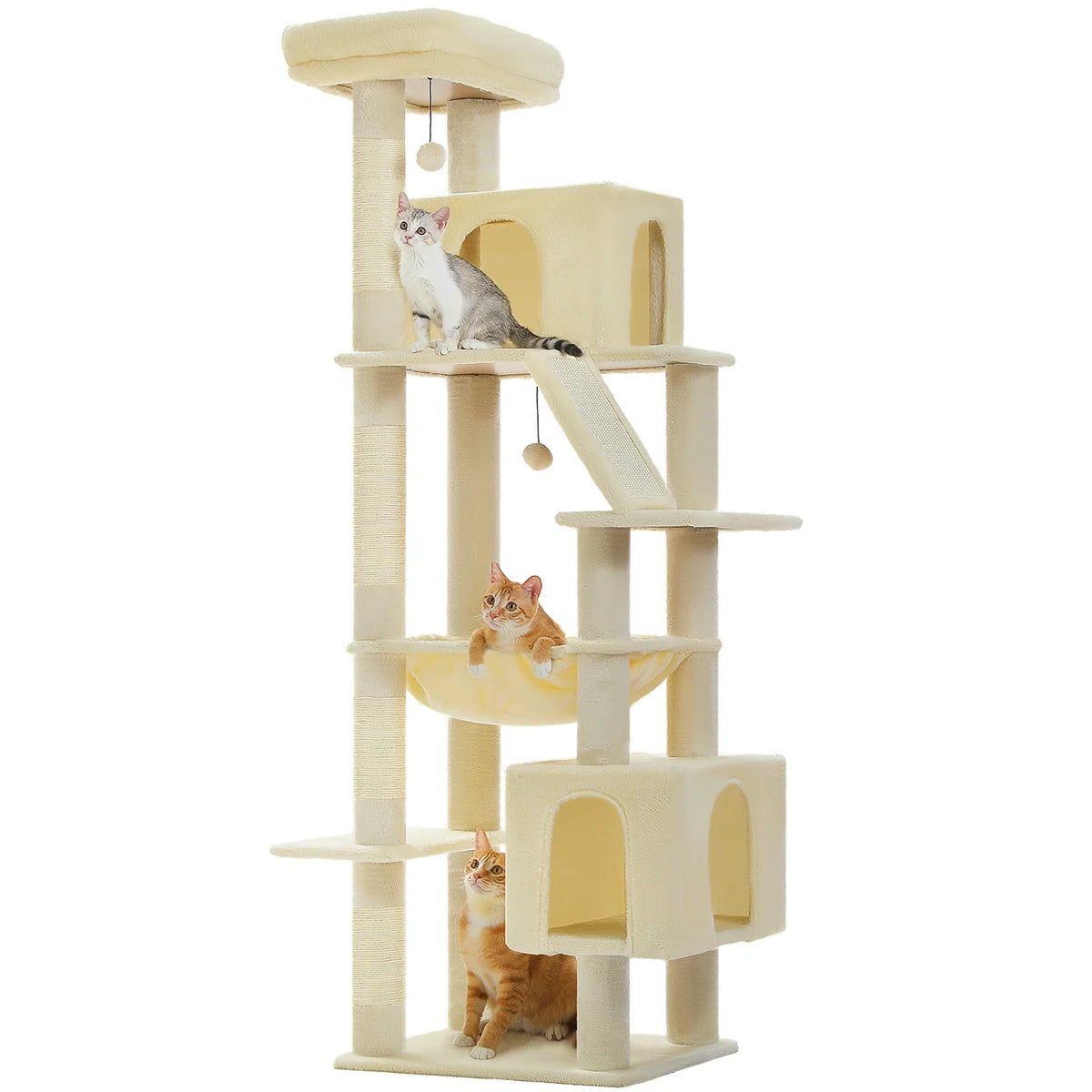 Cat Tree for Large Cats, Tall Cat Tower