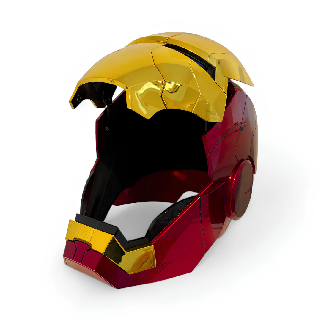 Iron Man MK7 Gold Helmet (With Jarvis - Voice, Remote, and Touch Control)