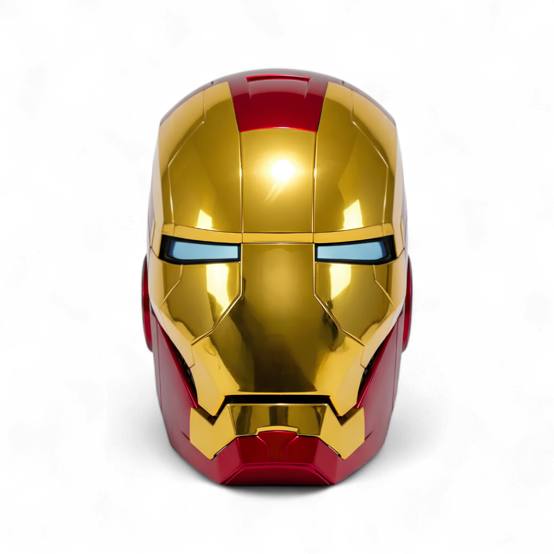 Iron Man MK7 Gold Helmet (With Jarvis - Voice, Remote, and Touch Control)