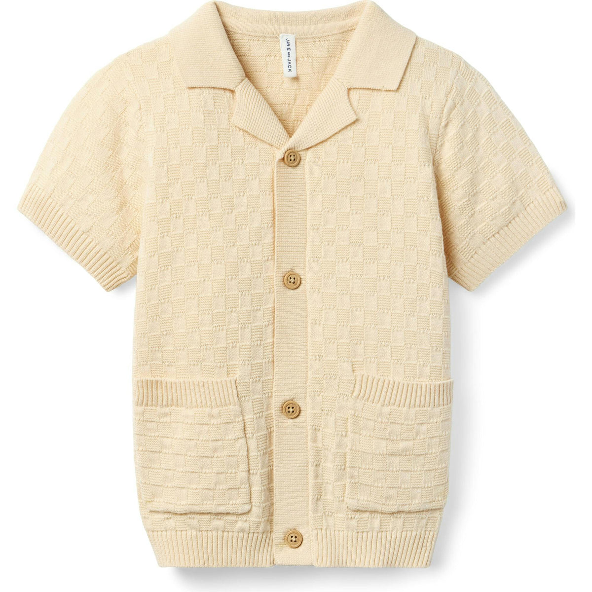 The Collared Sweater Shirt, Khaki