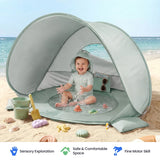 Tiny Land® 4-in-1 Tent: Beach Tent & Sand Toy Set