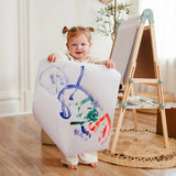 Nature-inspired Play & Art Set — Sage Easel + Forest Play House