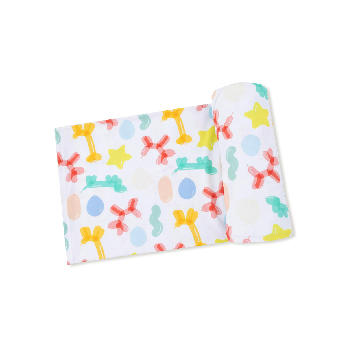 Balloon Animals - Blue - Swaddle Blanket