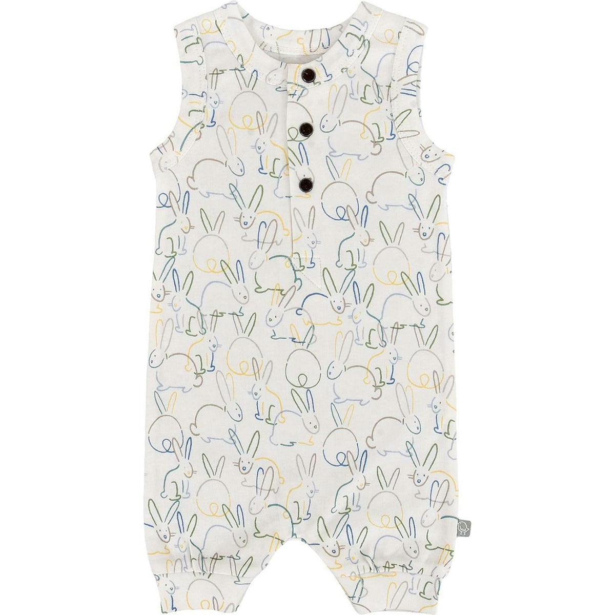 tank romper | bunnies