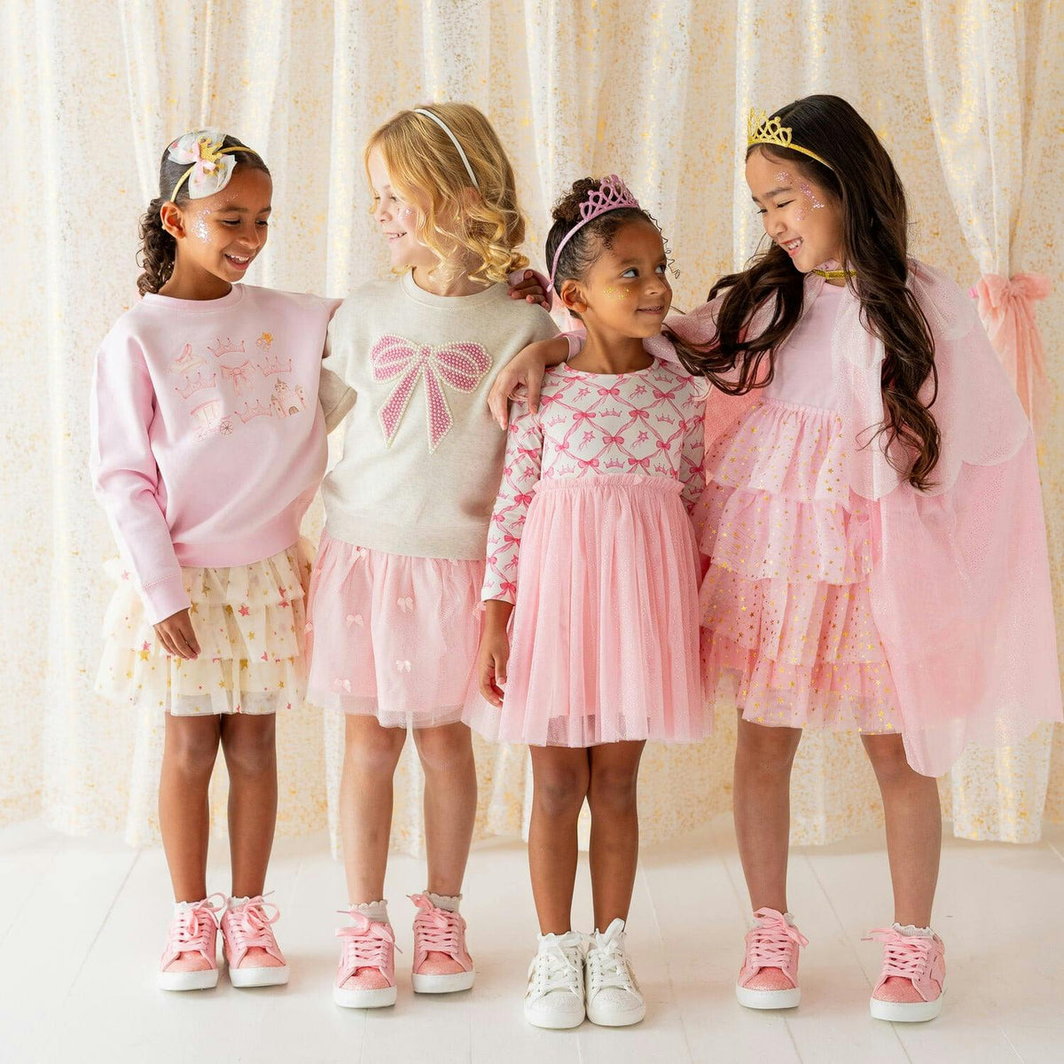 Princess Coquette Long Sleeve Tutu Dress