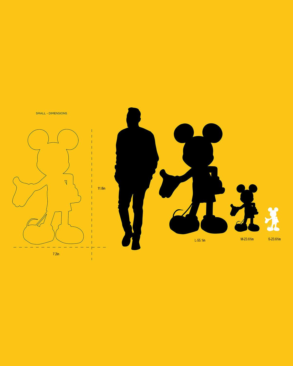 Mickey Mouse KOLOR Multi Color 12in