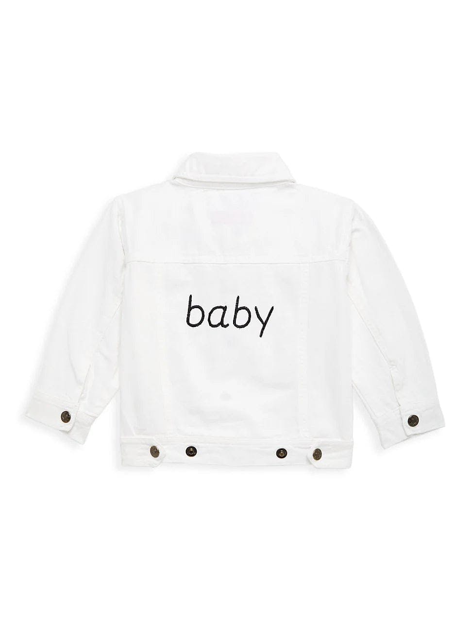 "baby" White Denim Jacket