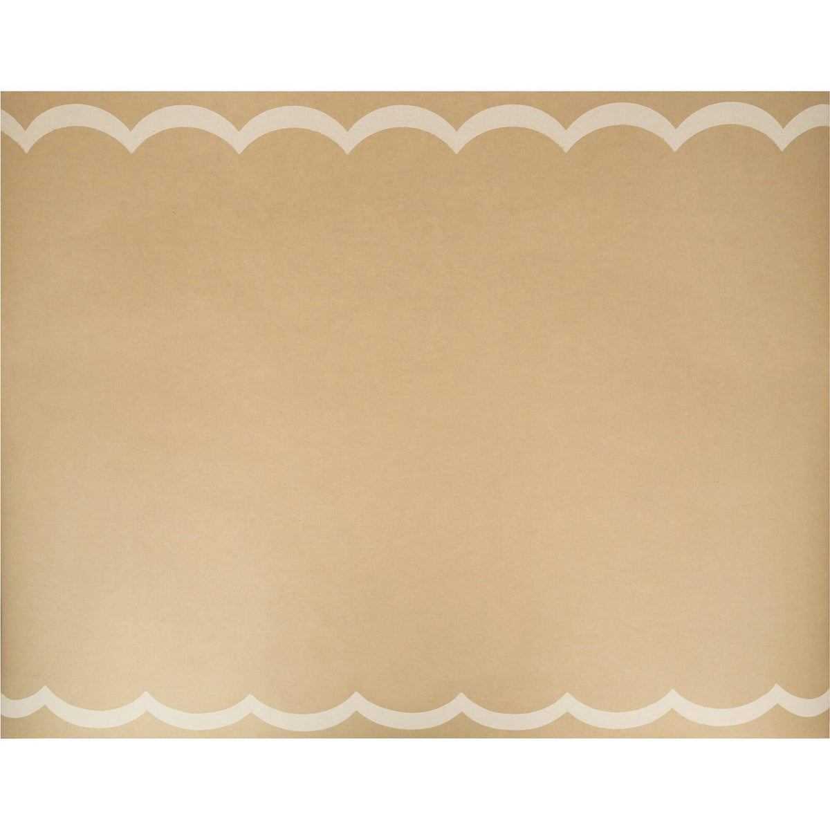 Scalloped Edge Kraft Table Runner