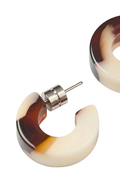 Muse Hoops in Mocha